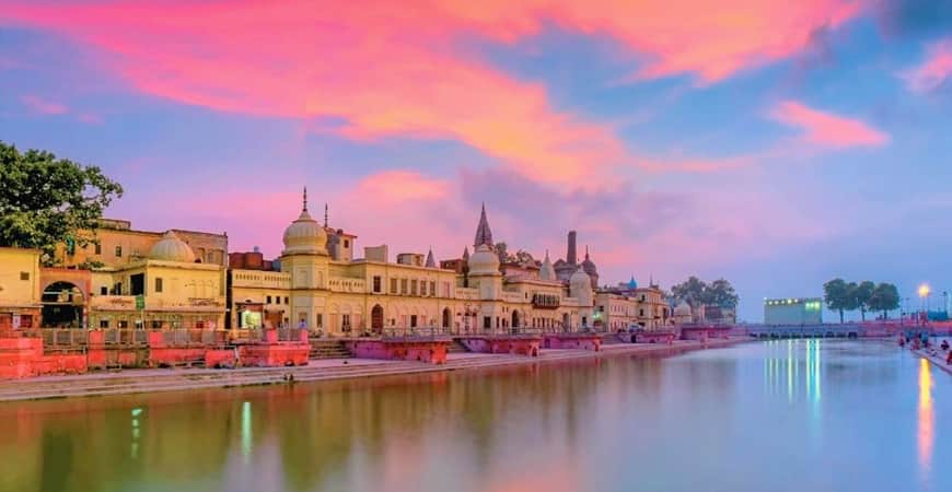 Elegant restaurant dining area at Hotel Awadh Vilas